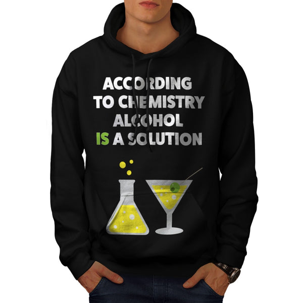 Alcohol Solution Mens Hoodie