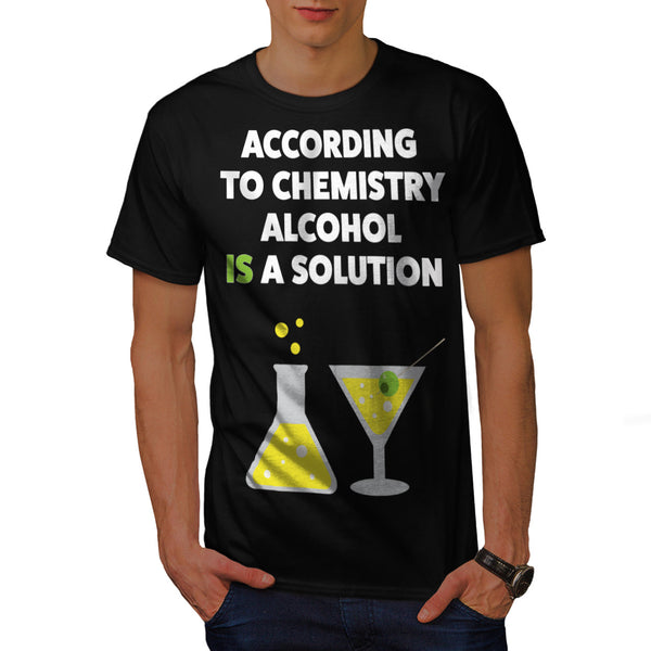 Alcohol Solution Mens T-Shirt