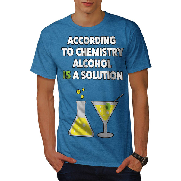Alcohol Solution Mens T-Shirt