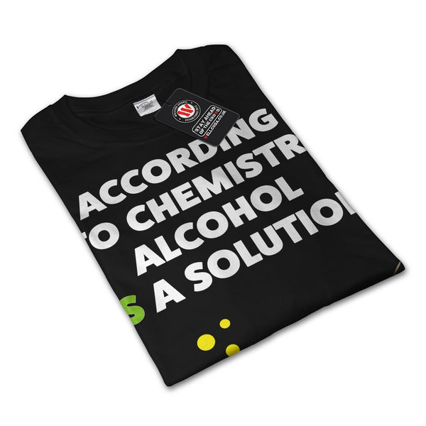 Alcohol Solution Mens Long Sleeve T-Shirt