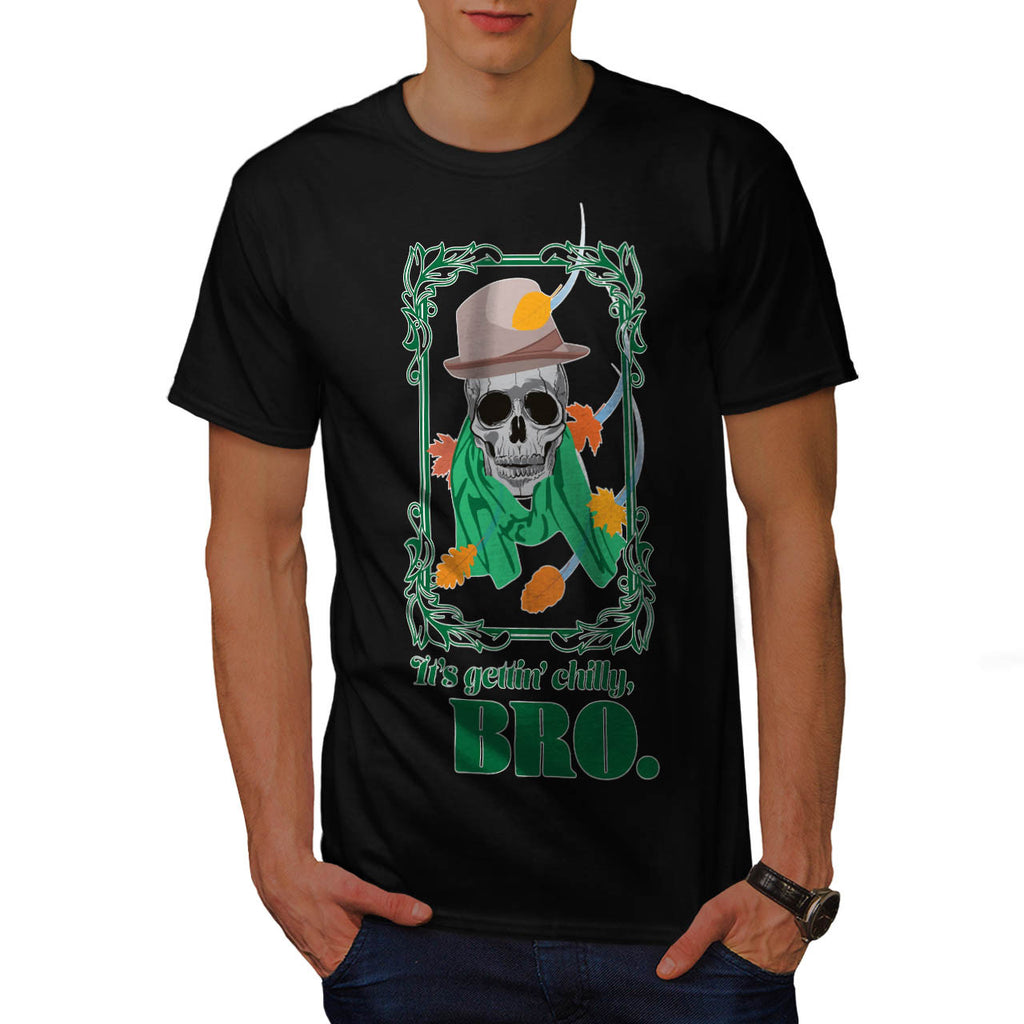 Skull Hipster Street Mens T-Shirt