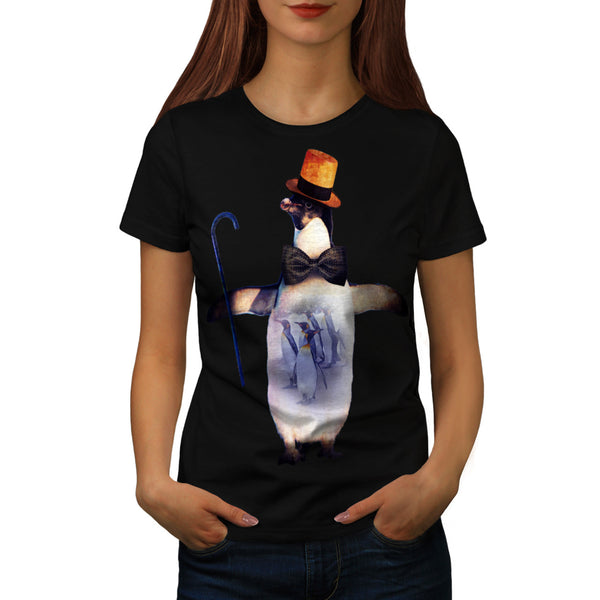 Artistic Penguin Fun Womens T-Shirt