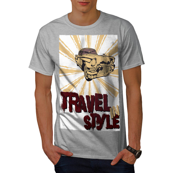 Travel In Style Car Mens T-Shirt