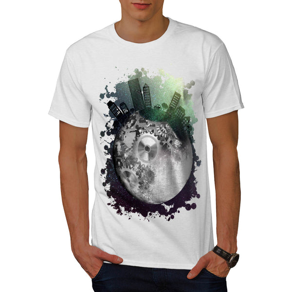 Fantasy Planet World Mens T-Shirt