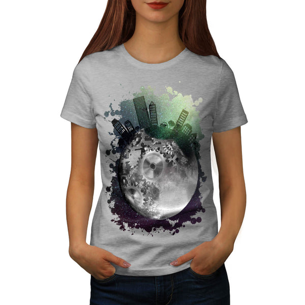 Fantasy Planet World Womens T-Shirt