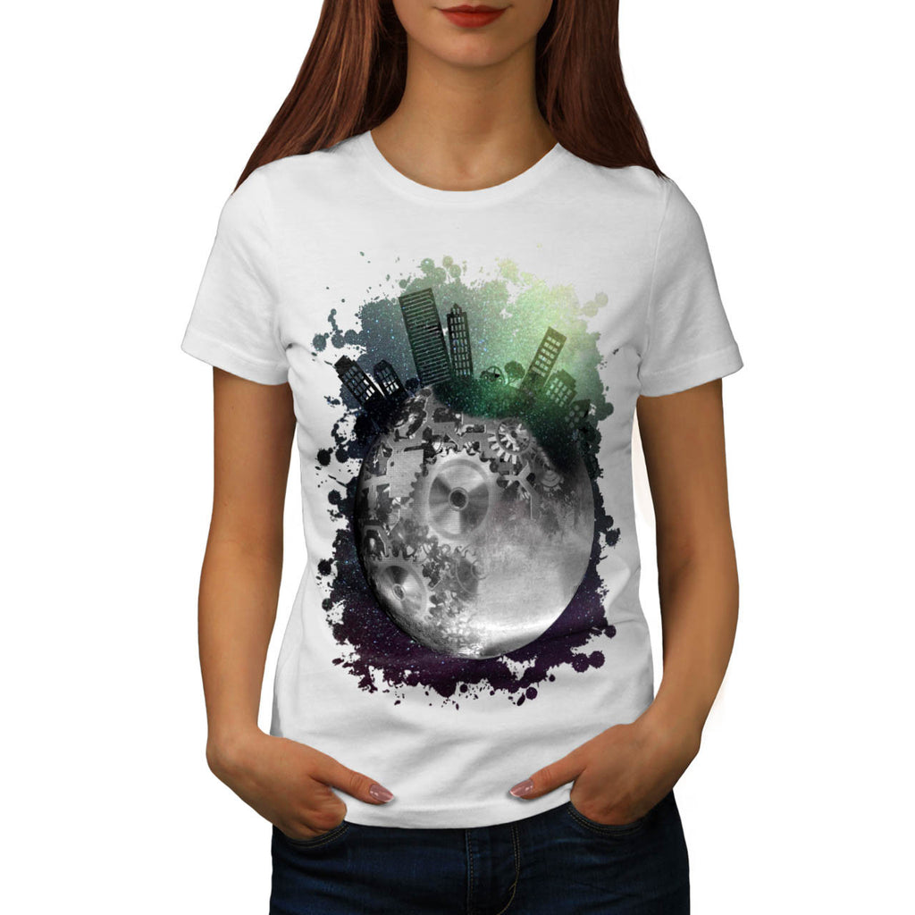 Fantasy Planet World Womens T-Shirt