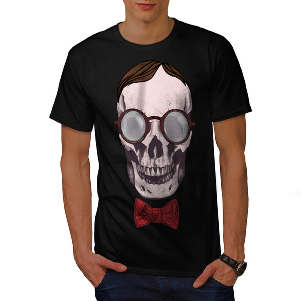 Skull Head Hipster Mens T-Shirt