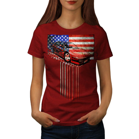 American Speed Fan Womens T-Shirt