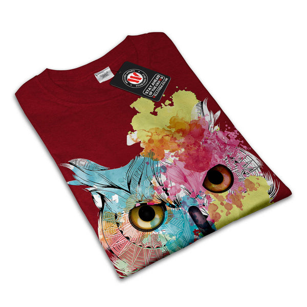 Fantasy Animal Owl Mens T-Shirt