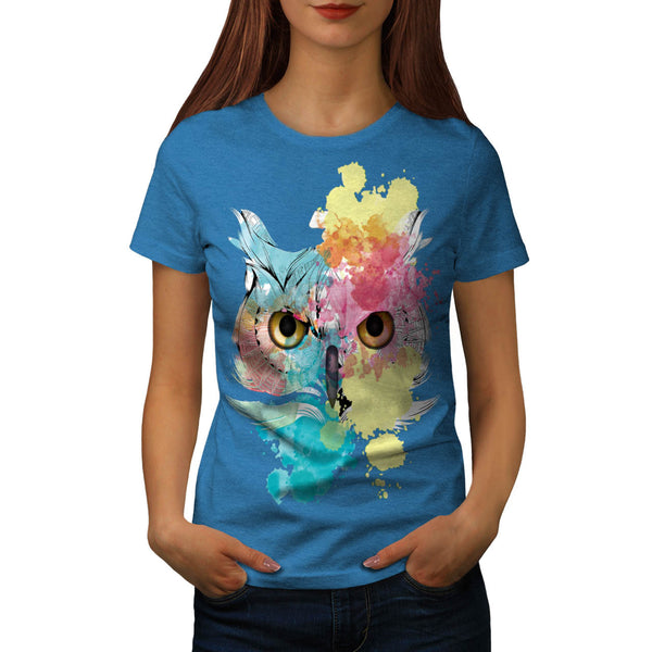 Fantasy Animal Owl Womens T-Shirt