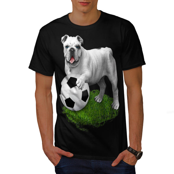 Football Bulldog Mens T-Shirt