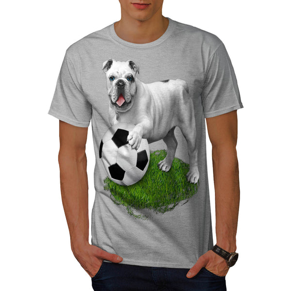 Football Bulldog Mens T-Shirt