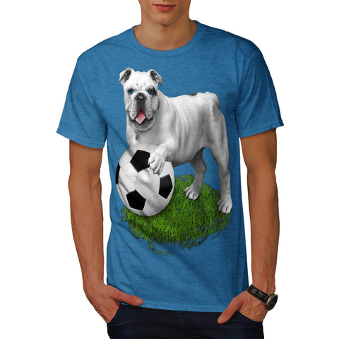 Football Bulldog Mens T-Shirt