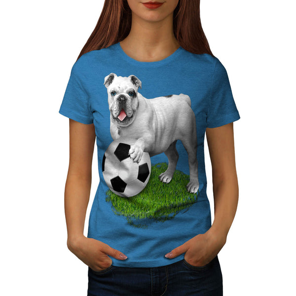Football Bulldog Womens T-Shirt