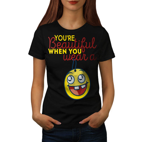 Goofy Happy Smiley Womens T-Shirt