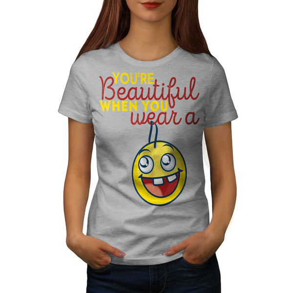 Goofy Happy Smiley Womens T-Shirt