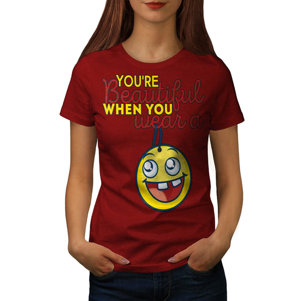 Goofy Happy Smiley Womens T-Shirt