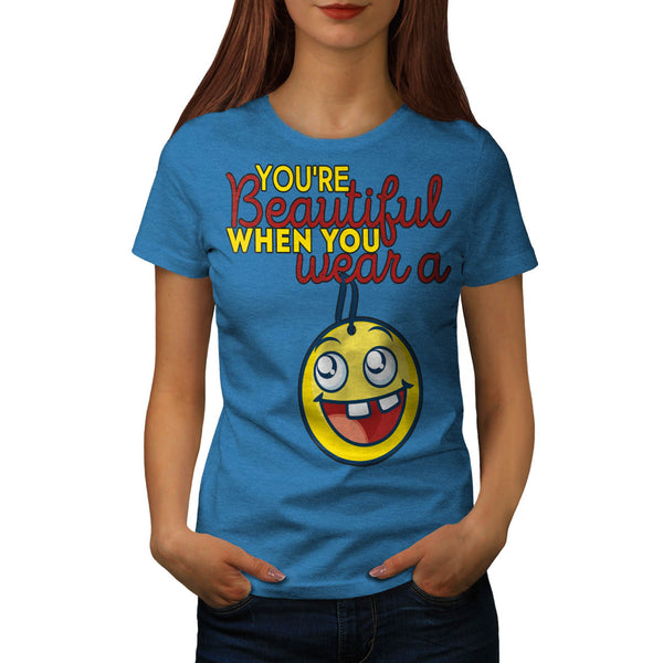 Goofy Happy Smiley Womens T-Shirt