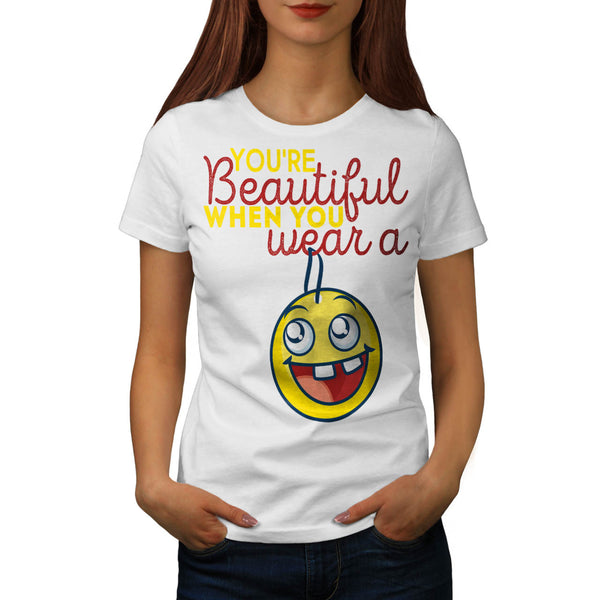 Goofy Happy Smiley Womens T-Shirt
