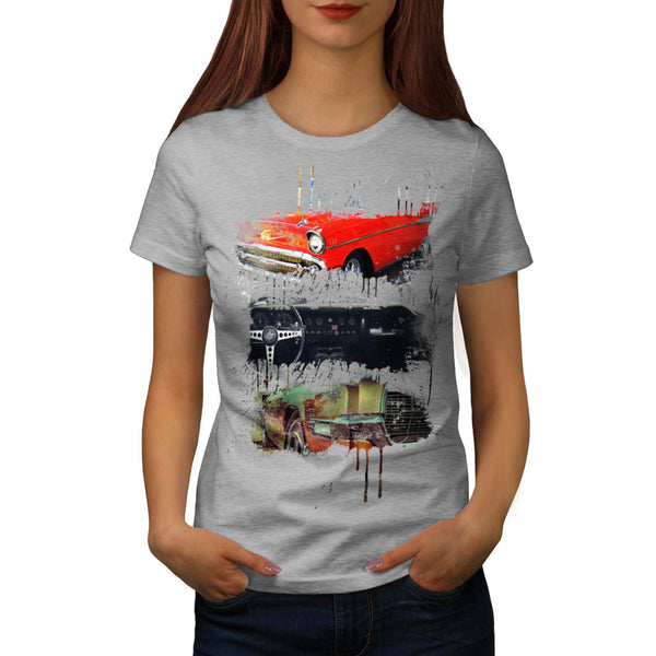 Cool Vintage Car Womens T-Shirt