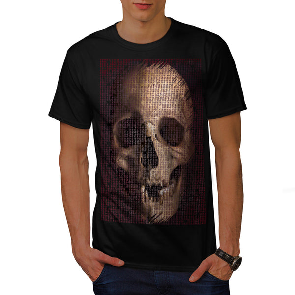 Skull Devil Eyes Art Mens T-Shirt