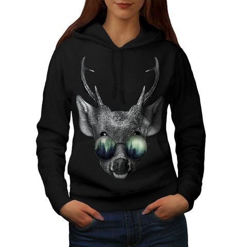 Cool Forest Glasses Womens Hoodie