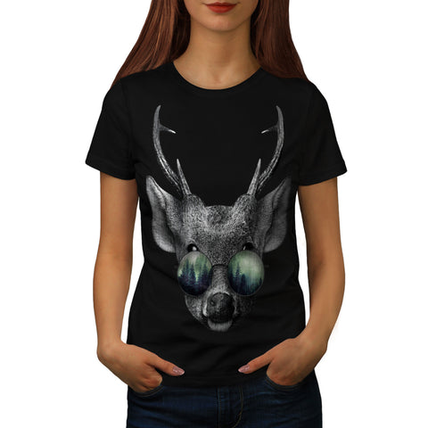 Cool Forest Glasses Womens T-Shirt