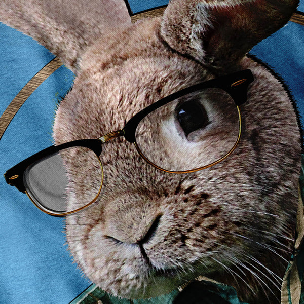 Hipster Rabbit Ear Mens T-Shirt