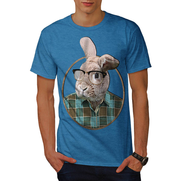 Hipster Rabbit Ear Mens T-Shirt