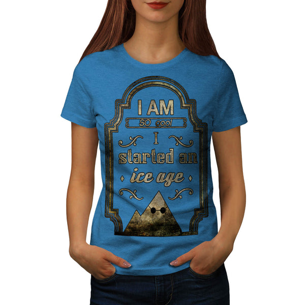 I Started An Ice Age Womens T-Shirt