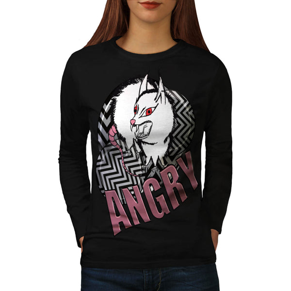 Monster Angry Animal Womens Long Sleeve T-Shirt