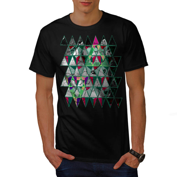 Kaleidoscopic Wolf Mens T-Shirt