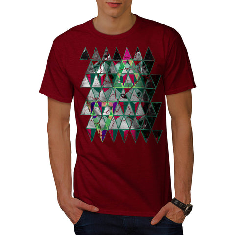 Kaleidoscopic Wolf Mens T-Shirt