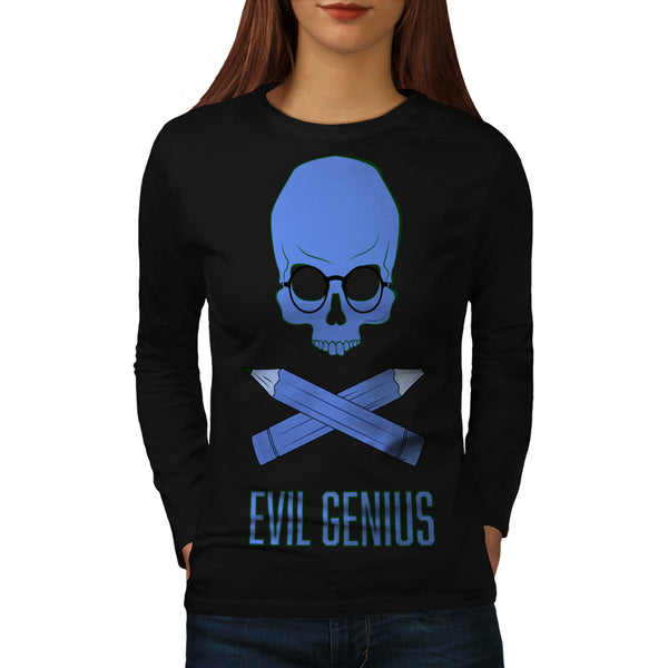 Evil Genius Revenge Womens Long Sleeve T-Shirt