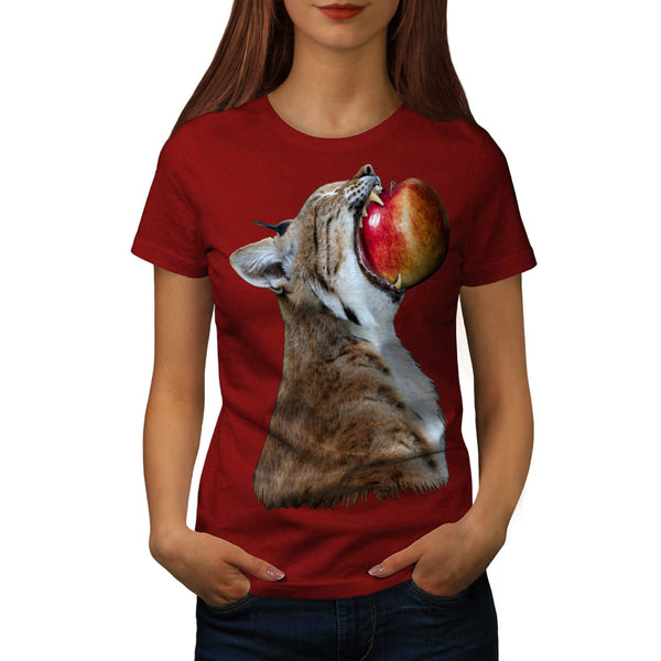 Healthy Apple Bite Womens T-Shirt