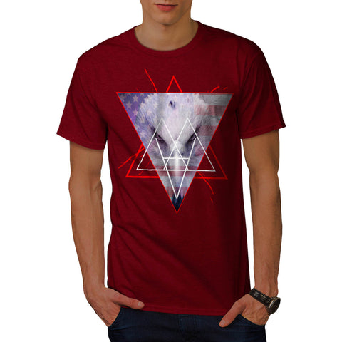 Bold Eagle Triangle Mens T-Shirt