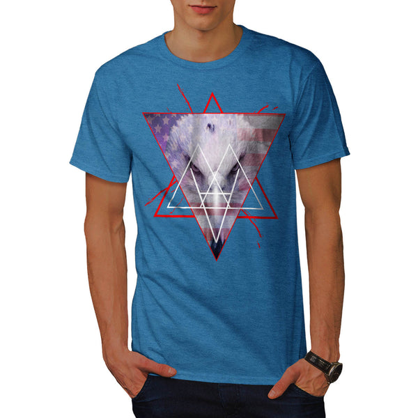 Bold Eagle Triangle Mens T-Shirt