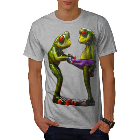 Froggy Couple Love Mens T-Shirt