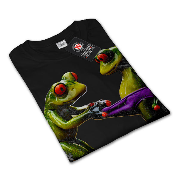 Froggy Couple Love Mens Long Sleeve T-Shirt