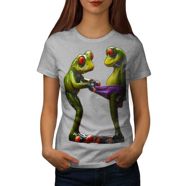 Froggy Couple Love Womens T-Shirt