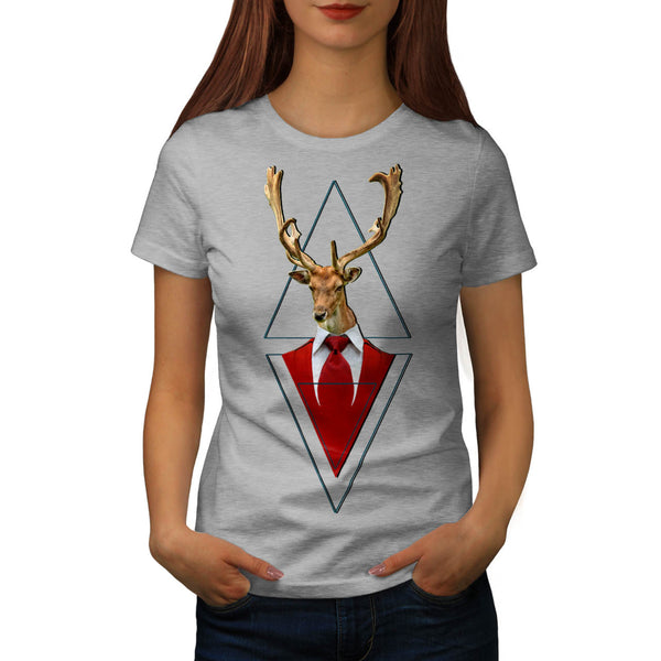 Stylish Deer Suit Womens T-Shirt