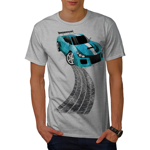 Drifting Race Car Mens T-Shirt