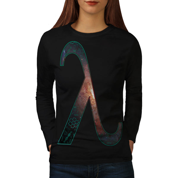 Lambda Geek Symbol Womens Long Sleeve T-Shirt