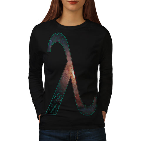 Lambda Geek Symbol Womens Long Sleeve T-Shirt