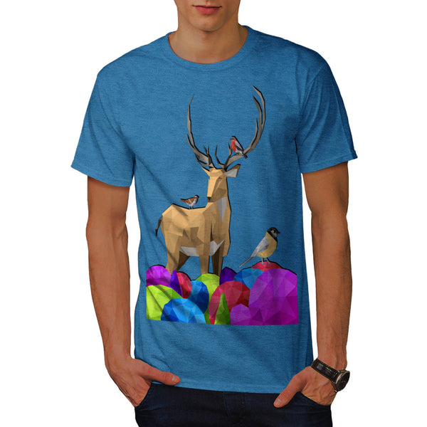 Wild Forest Deer Mens T-Shirt