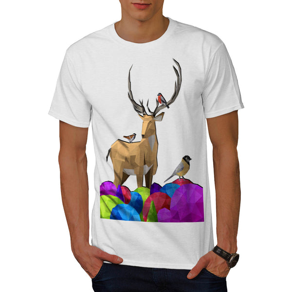 Wild Forest Deer Mens T-Shirt