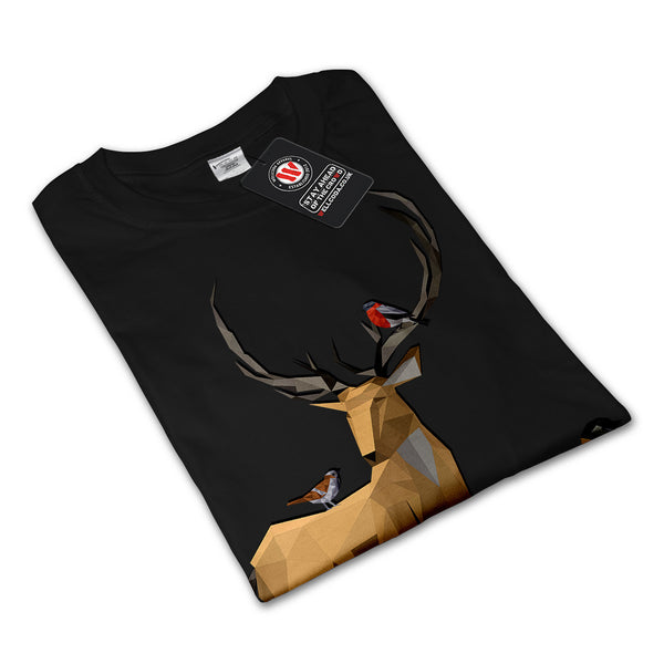 Wild Forest Deer Mens Long Sleeve T-Shirt