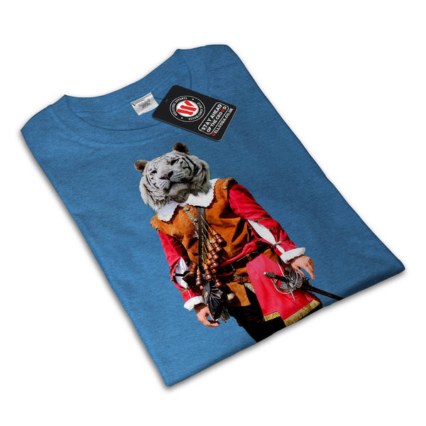 Tiger Head Pirate Womens T-Shirt