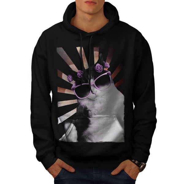 Fabulous Kitty Cat Mens Hoodie