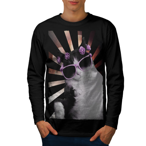 Fabulous Kitty Cat Mens Long Sleeve T-Shirt